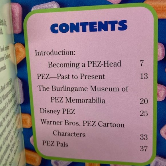 3/$25! PEZ: A LITTLE COLLECTIBLE BOOK - Picture 8 of 9